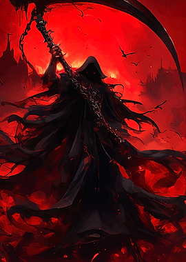 Grim Reaper in Red