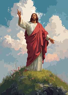 Jesus Christ on a Hill