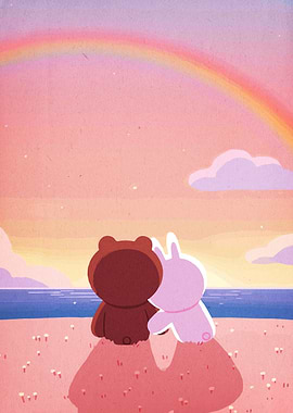 Brown Bear and White Rabbit Beach