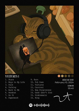 Vultures 1 album cover art