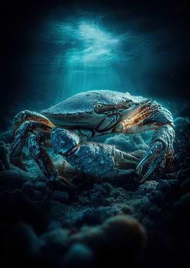 Crab Underwater