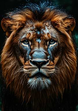 Majestic Lion Portrait