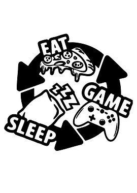 Eat Sleep Game Repeat Cycle