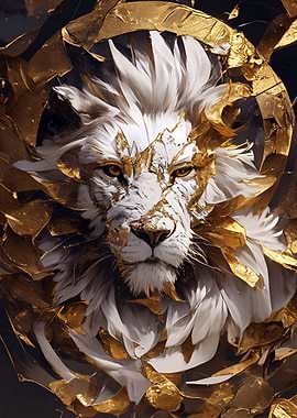 Golden Lion Portrait