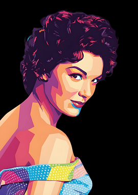 Pop Art Portrait of Woman