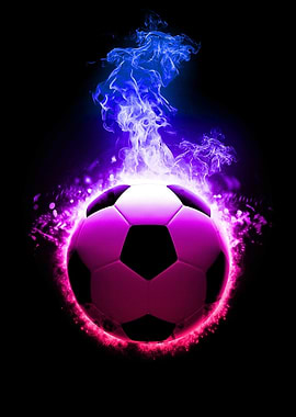 Flaming Soccer Ball