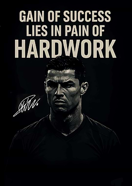 Cristiano Ronaldo Motivational Poster
