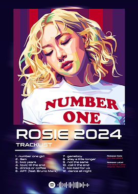Rosie 2024 Album Cover Art