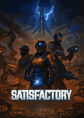 Satisfactory Game Cover Art