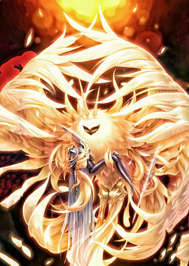 Radiant Warrior and Ethereal Being