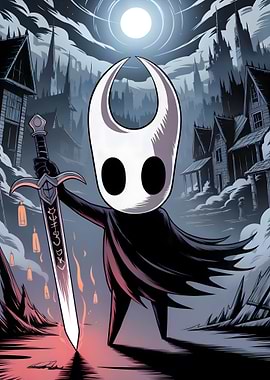 Hollow Knight in a Dark Town