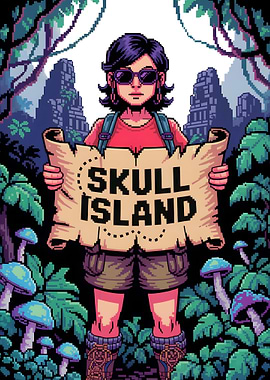 Skull Island Pixel Art Adventure