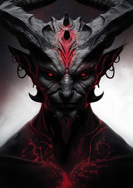 Horned Demon Portrait