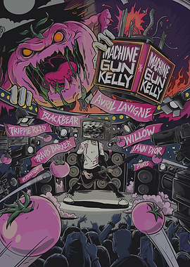 Machine Gun Kelly Concert Poster