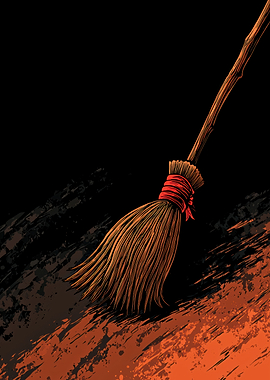 Witch's Broom Illustration