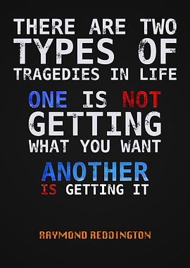 Raymond Reddington tragedy Quote from the blacklist