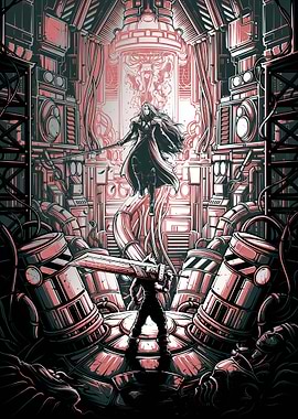 cloud strife with buster sword