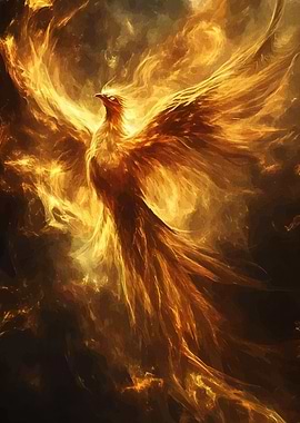 Fiery Phoenix Rising