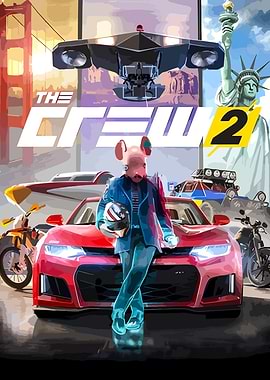 The Crew 2 Game Cover Art