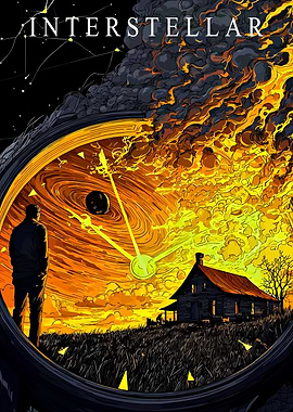 Interstellar Movie Poster Art