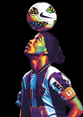 Ronaldinho Soccer Art