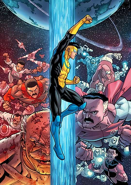 Invincible Comic Book Cover Art