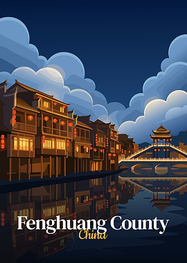 Fenghuang County Illustration