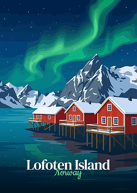 Lofoten Island, Norway, Northern Lights