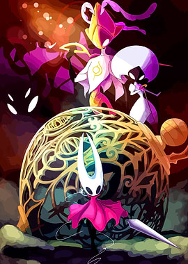 Hollow Knight Characters Digital Art