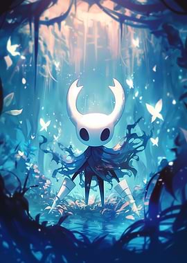 Hollow Knight in Blue Forest