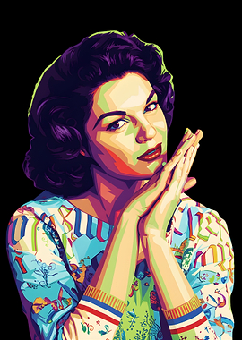 Colorful Portrait of a Woman