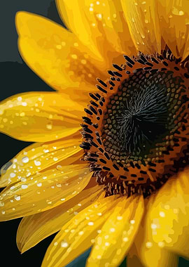 Close-up of a Yellow Sunflower