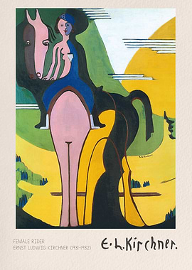 Female Rider by Ernst Ludwig Kirchner