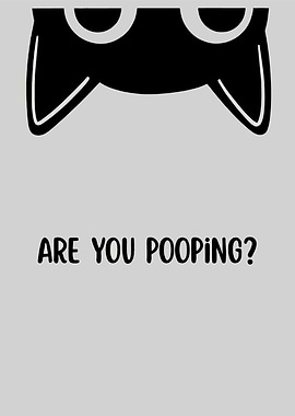Are You Pooping? Cat Art