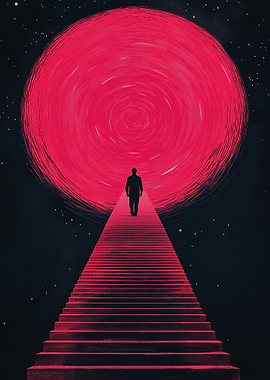 Stairway to Red Celestial Body