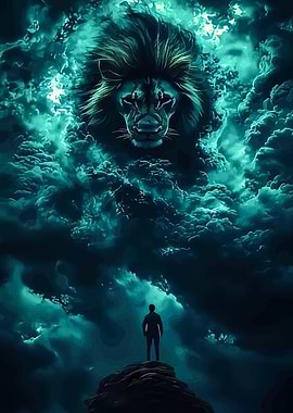 Lion in the Clouds