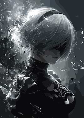 2B Dissolving - Nier Automata
