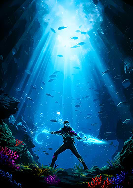 Underwater Scuba Diver