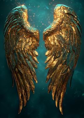 Golden Guardian Wings