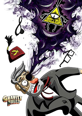 Gravity Falls: Stan Pines and Bill Cipher