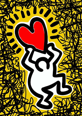 Figure Holding Heart i