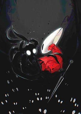 Hollow Knight and Hornet Illustration