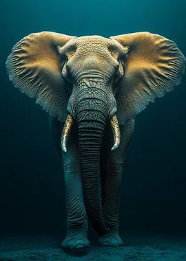 Majestic Elephant Portrait