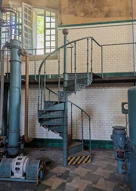 Art Deco Spiral Staircase