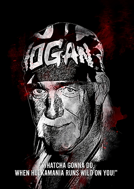 Hulk Hogan Sketch Art