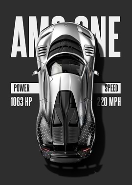AMG One Car Top View