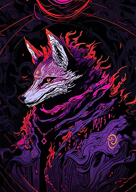 Mystic Fox Portrait