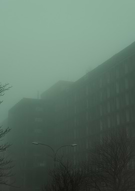 Foggy Building