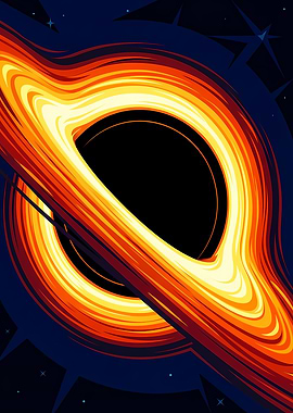 Black Hole Digital Art