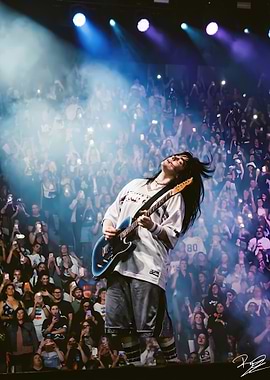 Musician Performing Live on Stage